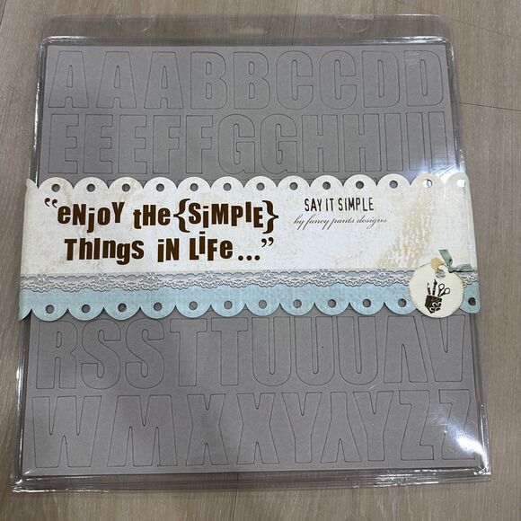 Fancy Pants Designs Chipboard, Set of 4, Includes Letters and Numbers - Picture 6 of 8